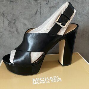 Michael Kors Women's Marianna Sling Leather Shoes